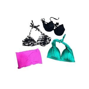 PINK by Victoria's Secret, Venus, Coco Reef, H2H Bikini Top Lot Of 4 Medium